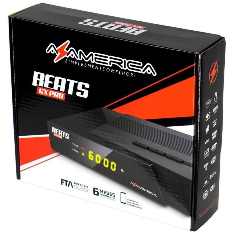 Receptor Azamerica Beats GX Pro Wi-Fi - Imagem 4